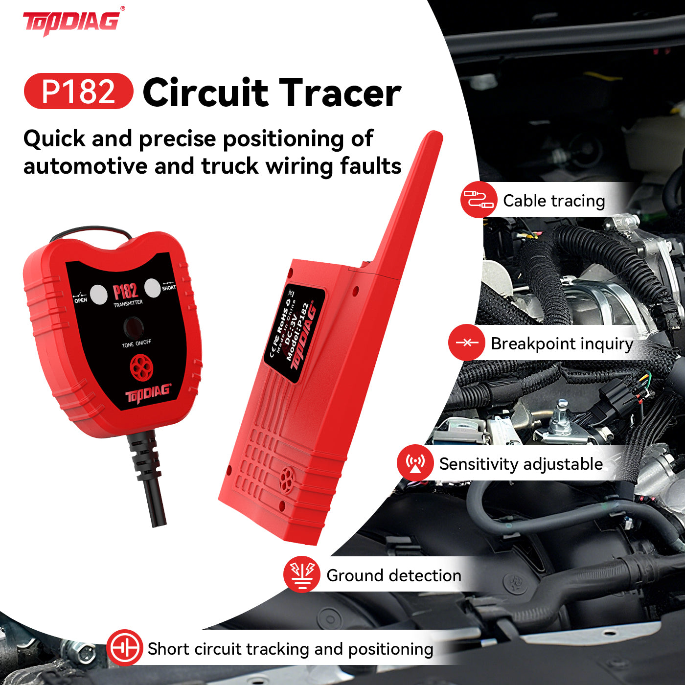 P182 Automotive Circuit Tracer & Short Finder
