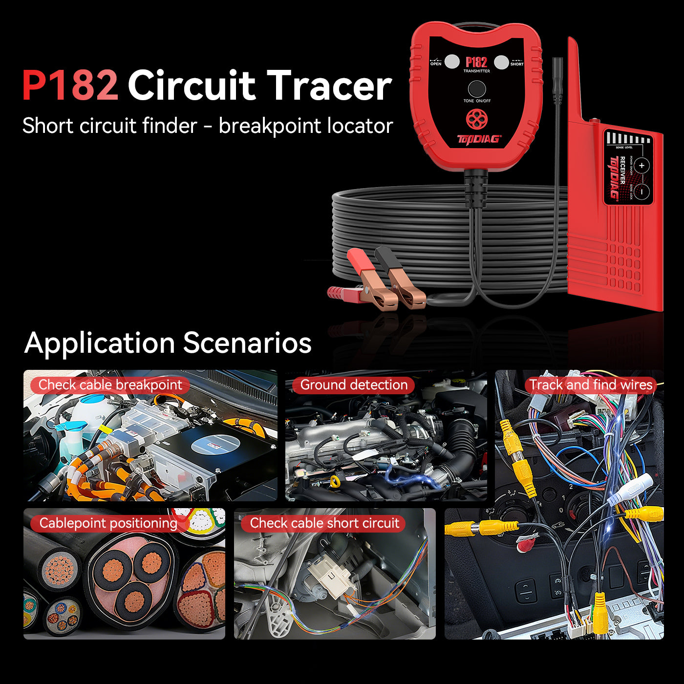P182 Automotive Circuit Tracer & Short Finder