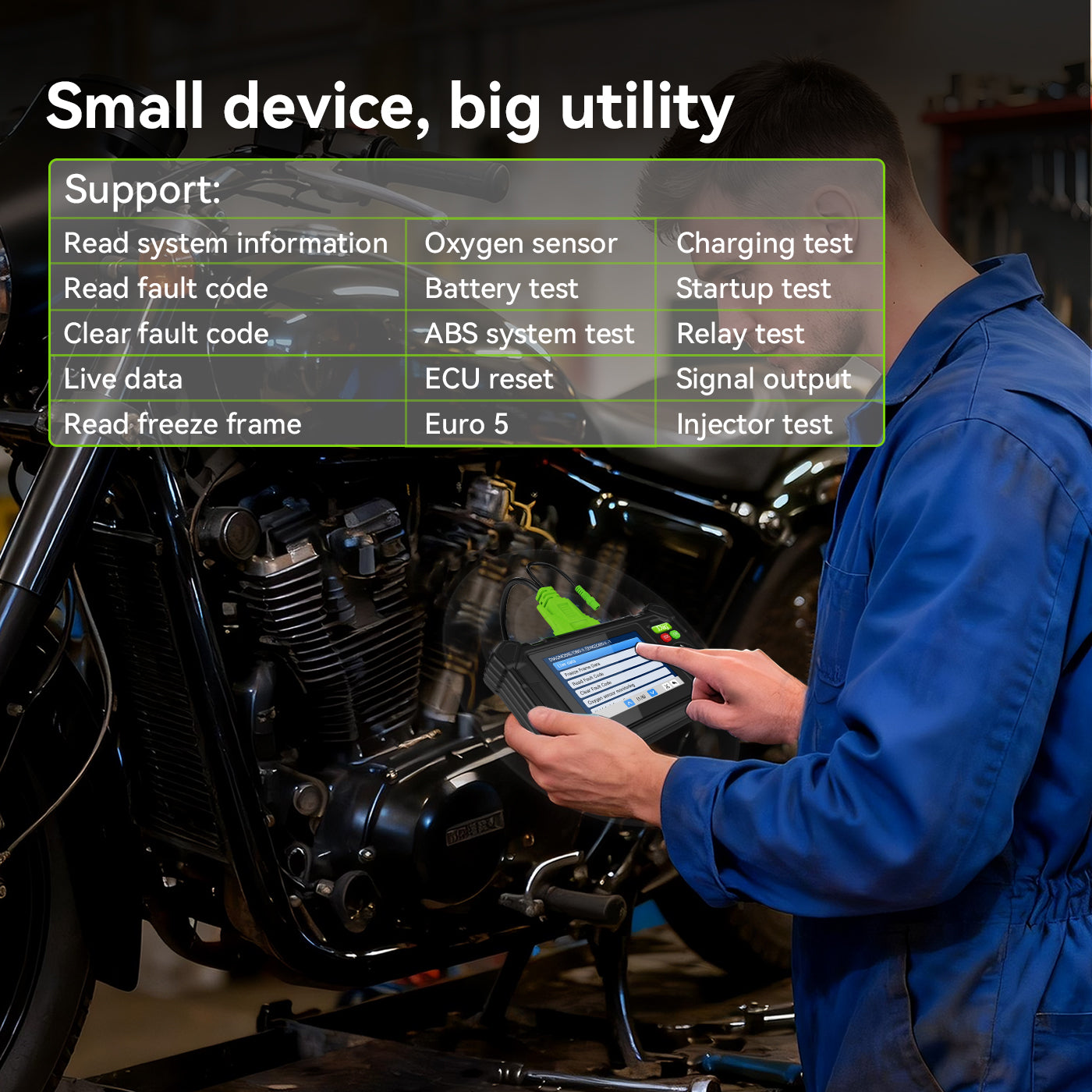 M208 Intelligent Motorcycle Diagnostic Scanner