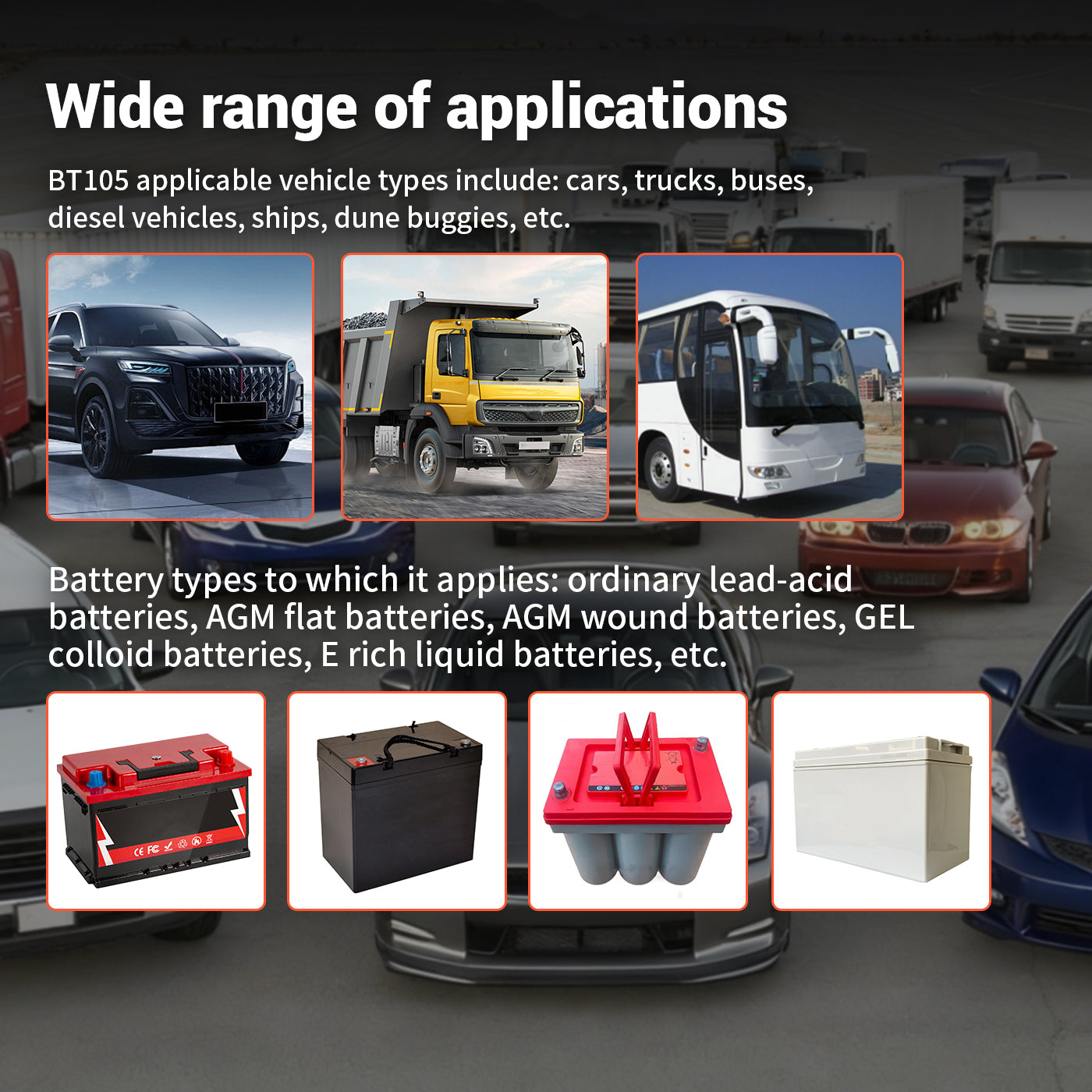 BT105 12V/24V Battery Diagnostic Tool