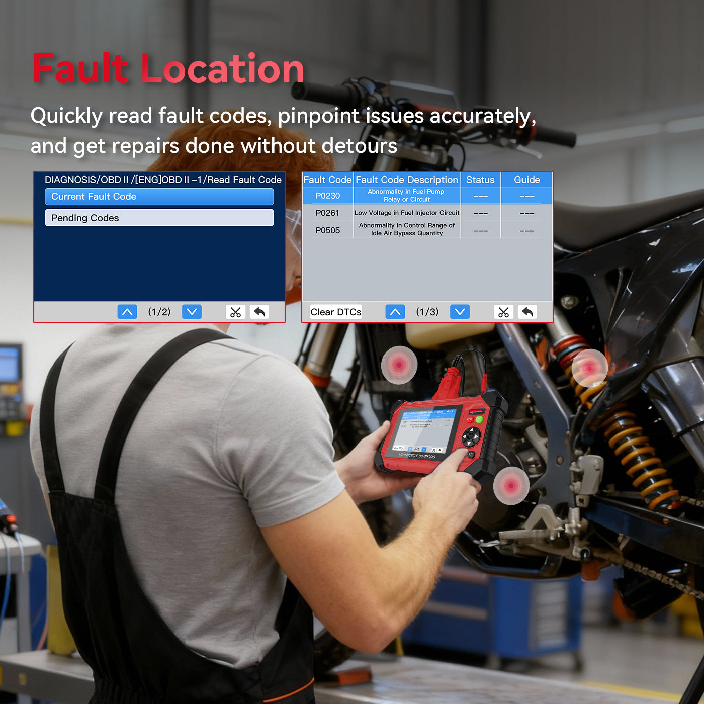 M216 Smart Motorcycle Diagnostic Tool