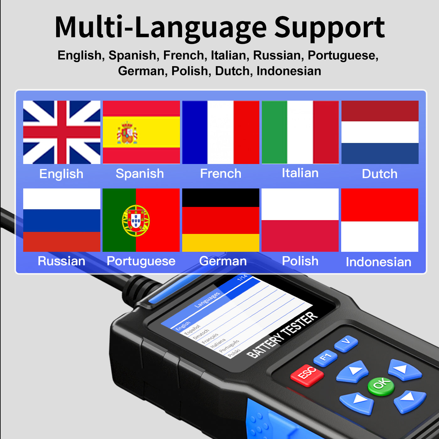 BT300 Car Battery Tester