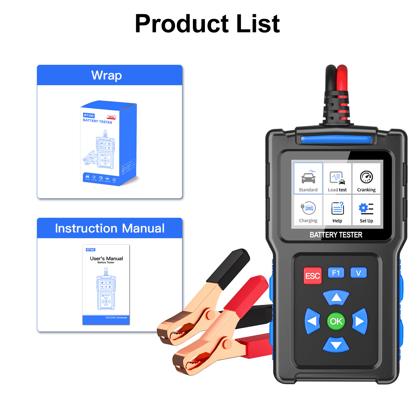 BT300 Car Battery Tester