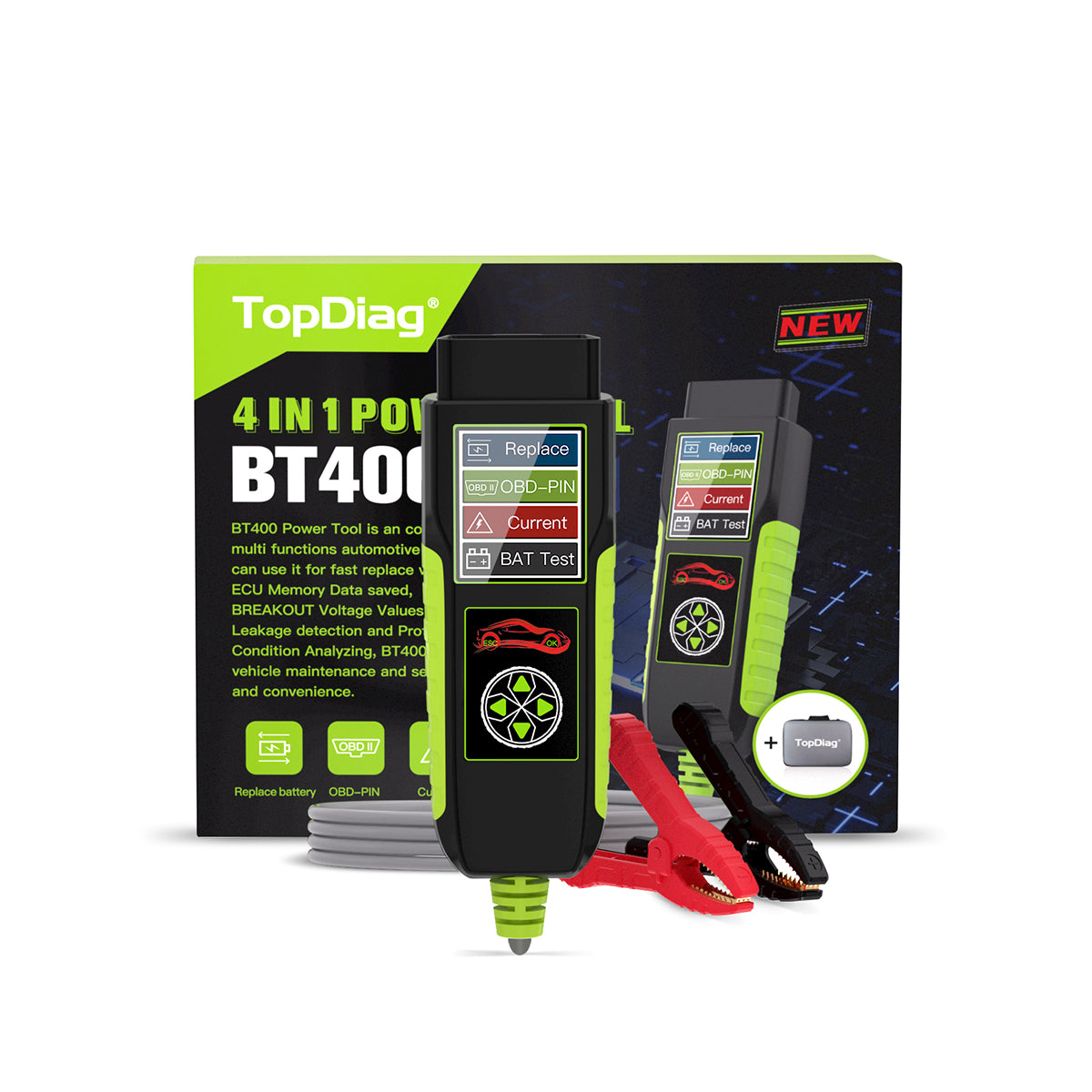 FLUTREE BT400 4-in-1 Automotive Diagnostic Tool