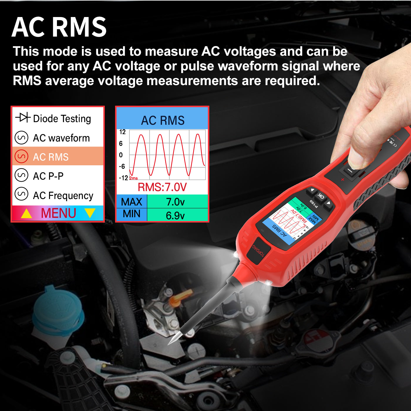 FLUTREE P180 Automotive Electrical System Tester