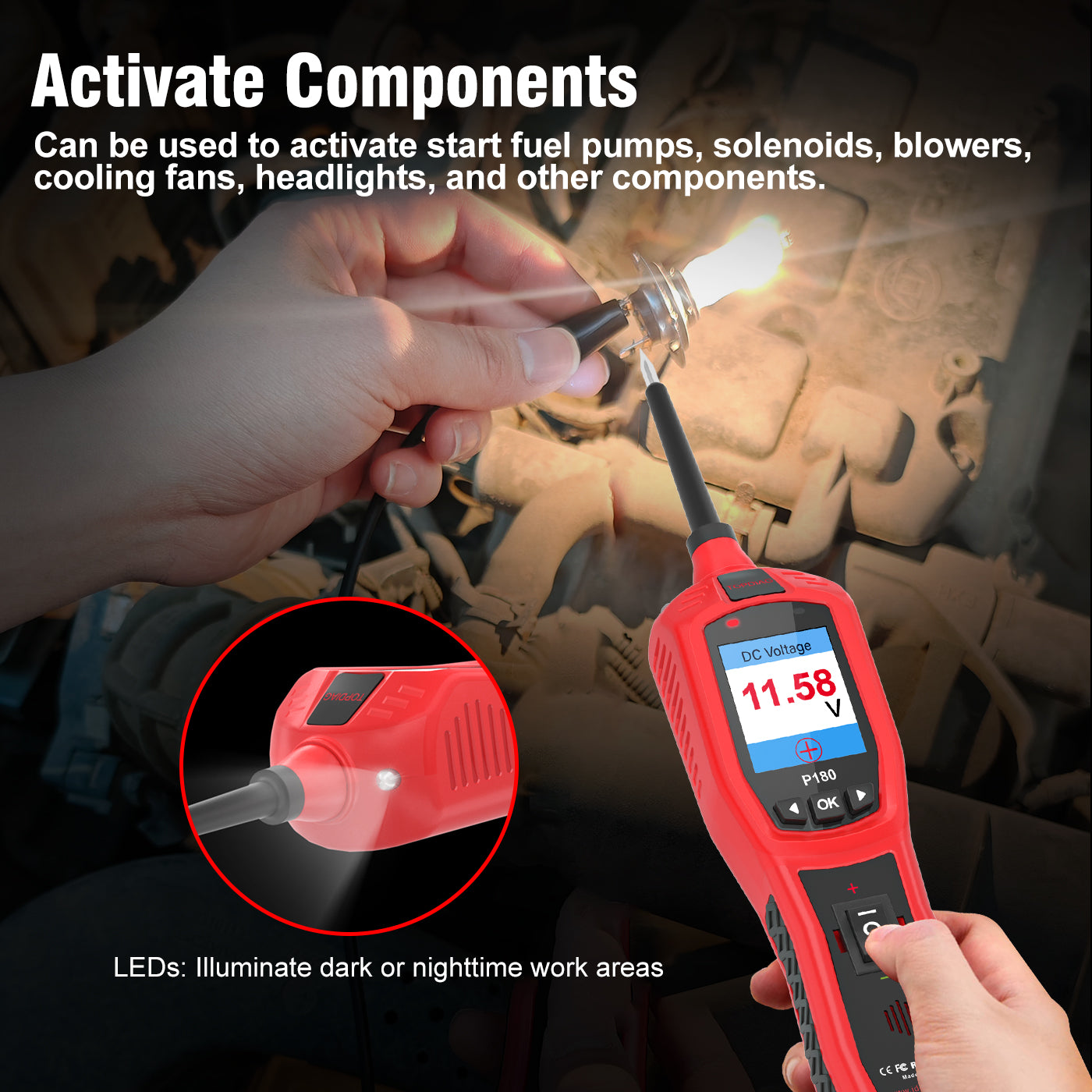 FLUTREE P180 Automotive Electrical System Tester