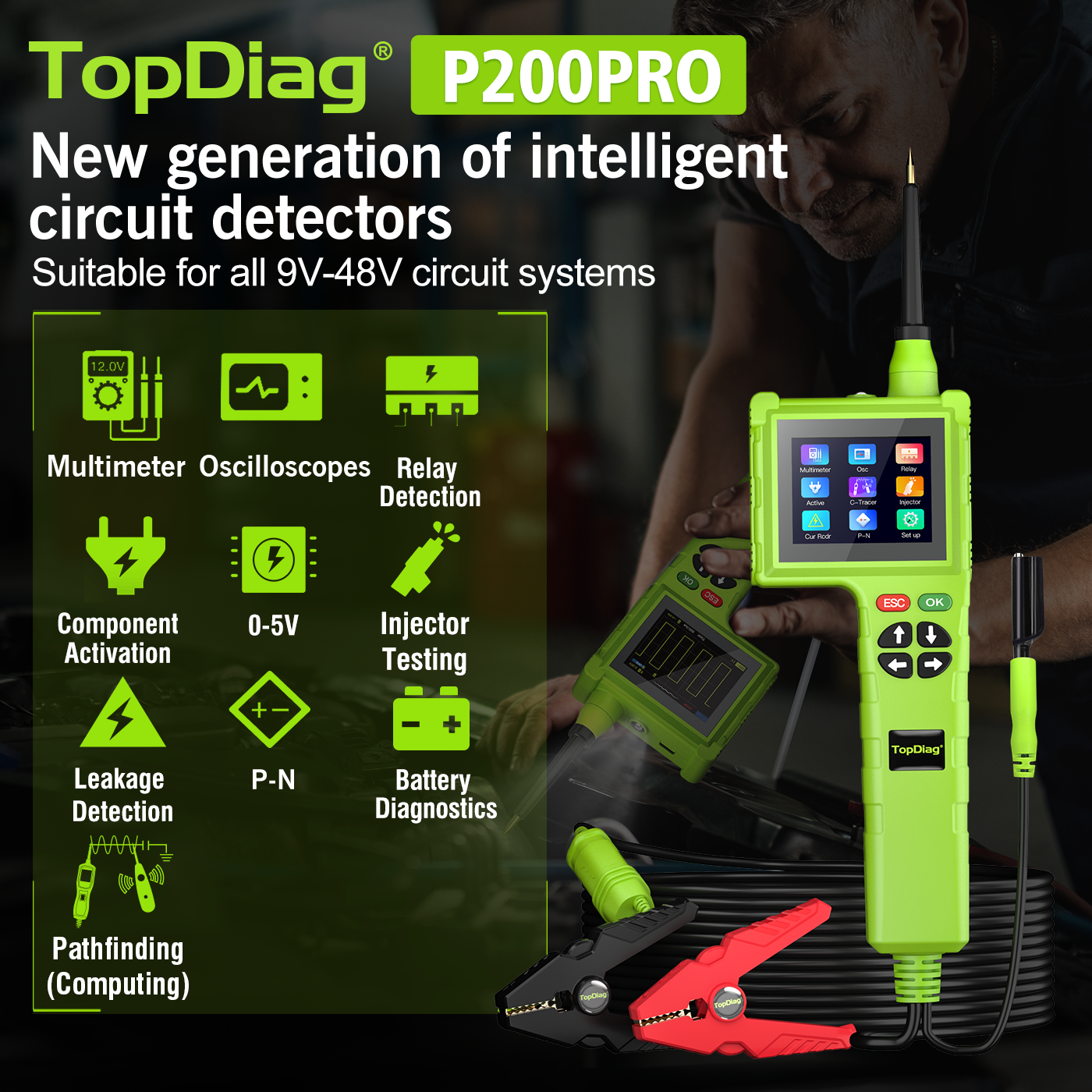 FLUTREE P200 Pro Car Diagnostic Tool