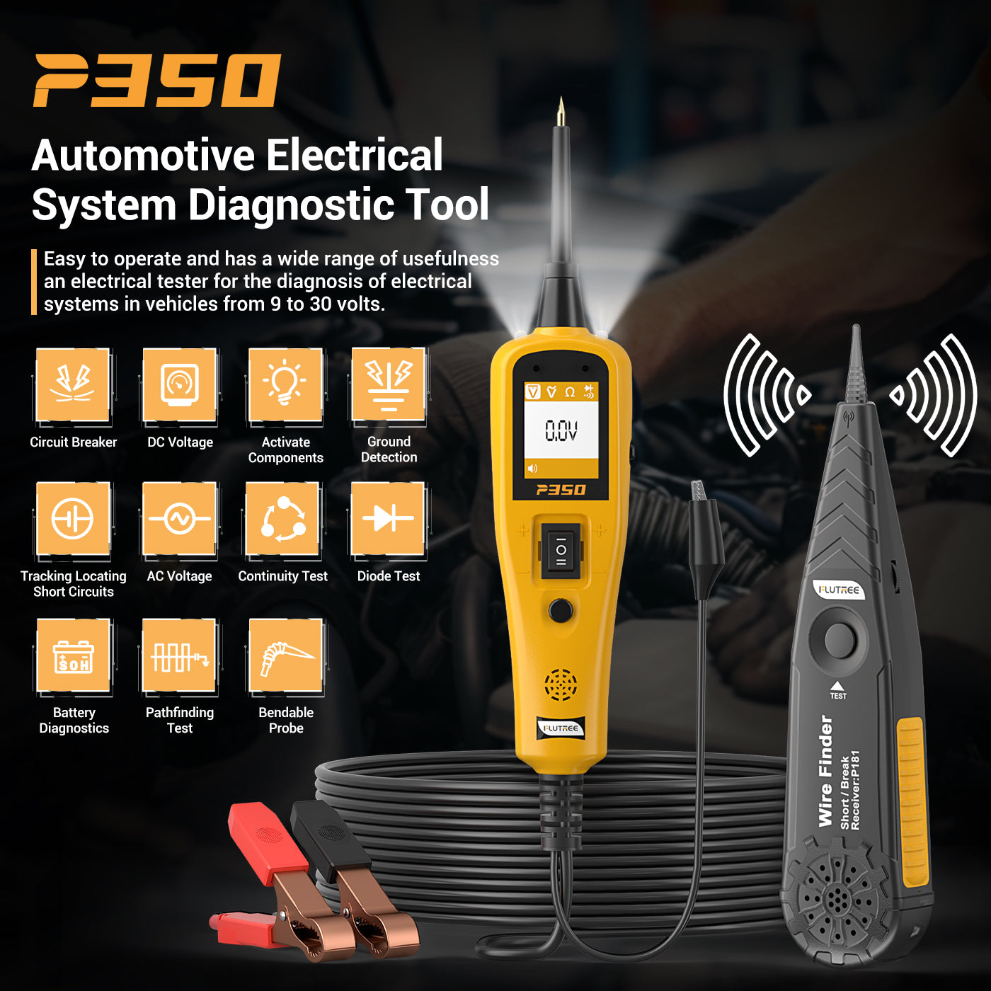 Probador de circuitos automotrices FLUTREE P350