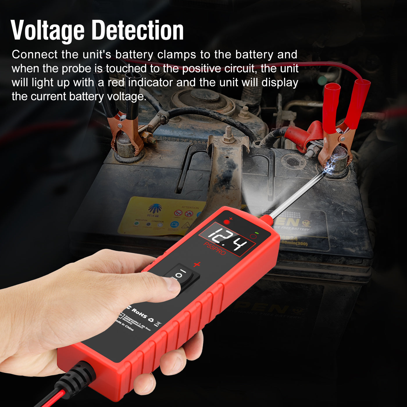 FLUTREE P55PRO 6-30V Automotive Circuit Activator Tester