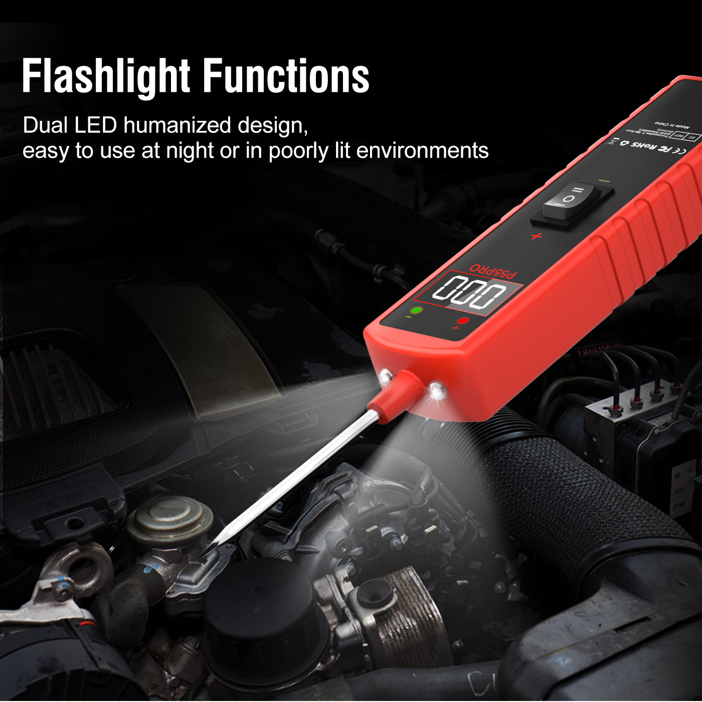 FLUTREE P55PRO 6-30V Automotive Circuit Activator Tester