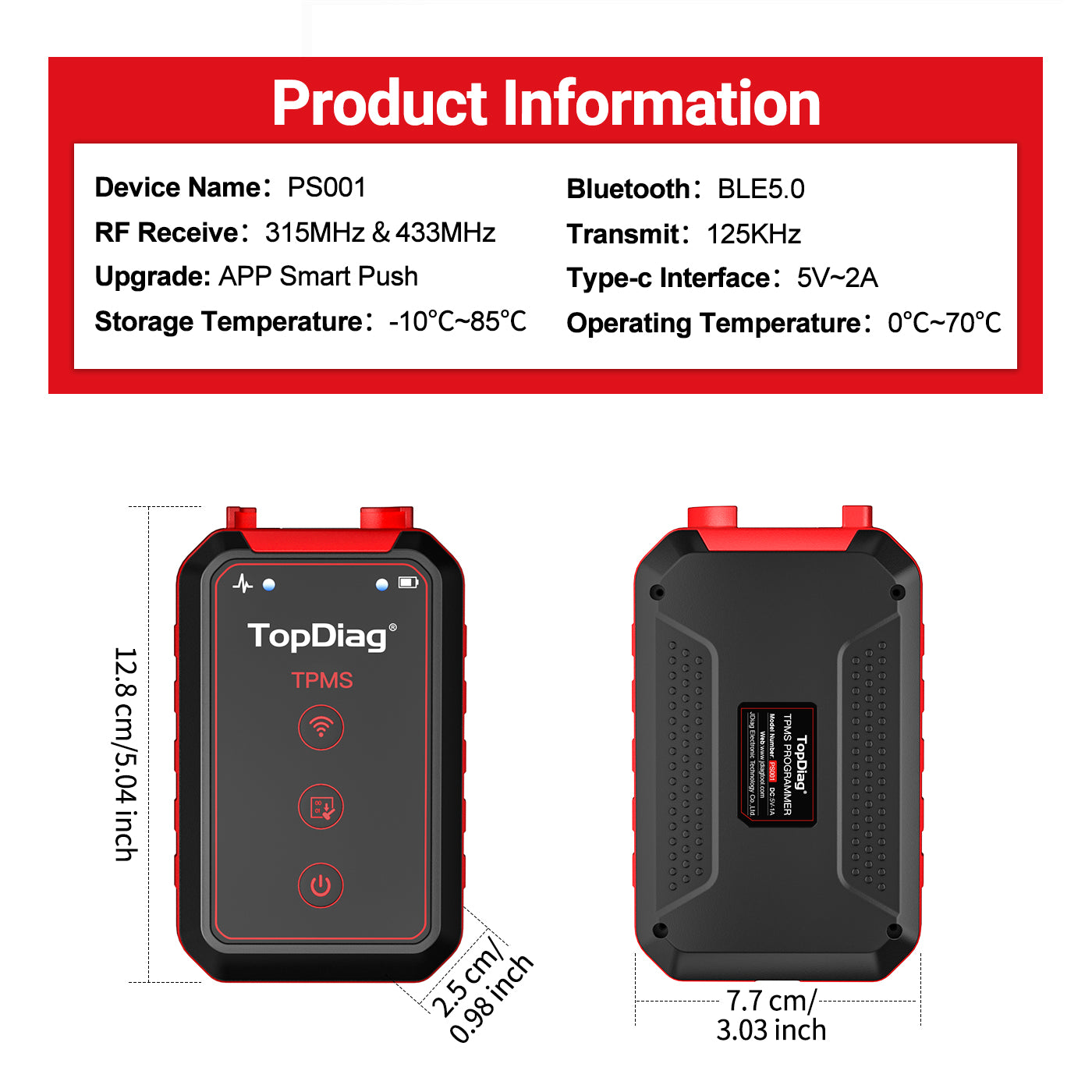 PS001 TPMS Relearn Tool